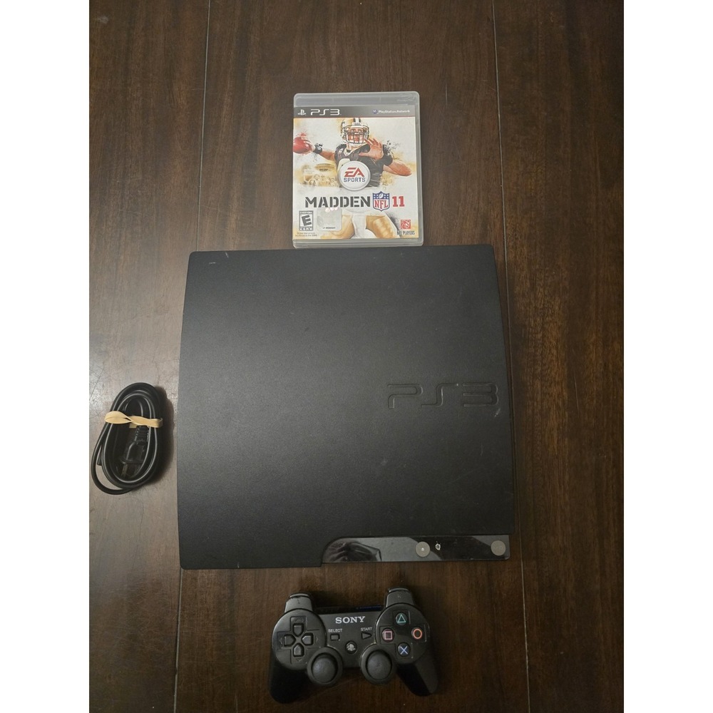 Sony PlayStation 3 PS3 Slim Console 160GB Bundle NEEDS REPAIR